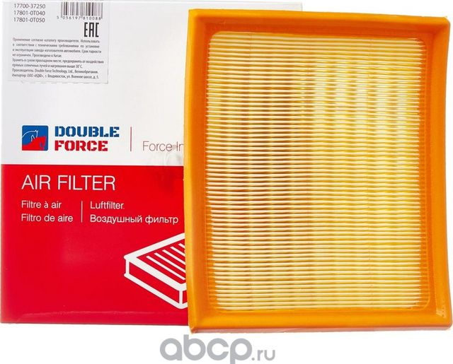 ФИЛЬТР ВОЗДУШНЫЙ DOUBLEFORCE (Double Force). Артикул DFA22009