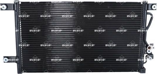 Радиатор кондиционера (конденсатор) NRF (алюминий) для Mitsubishi Pajero II 1997-2000. Артикул 35756