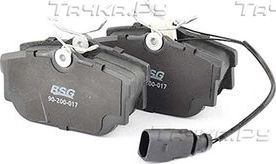 Тормозные колодки BSG задние для Ford Galaxy I 2000-2006. Артикул BSG 90-200-017