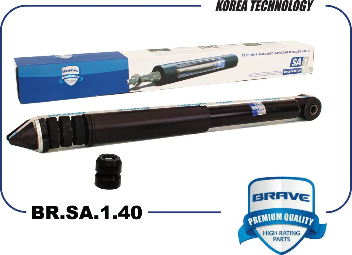 Амортизатор задний 562105043R BR.SA.1.40 Renault Duster 4х2 (Brave). Артикул BRSA140