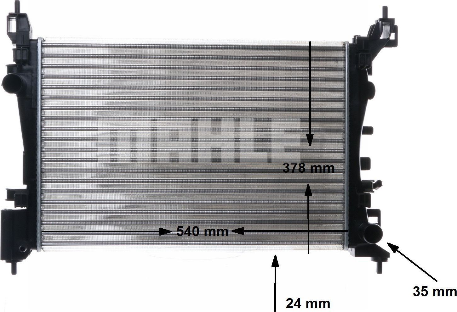 Радиатор охлаждения двигателя Mahle Behr. Артикул CR 1182 000S