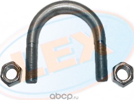 KR-0207_Кронштейн рессоры (Стремянка) с гайкой M14x1.5x64x77 (fwd V347) (LEX) LEX. Артикул KR0207