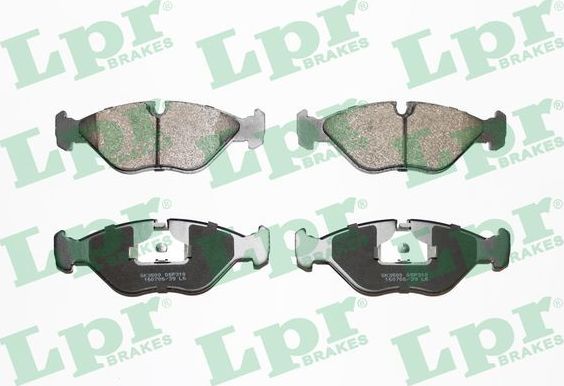 Тормозные колодки LPR передние для Saab 9000 I 1985-1998. Артикул 05P310