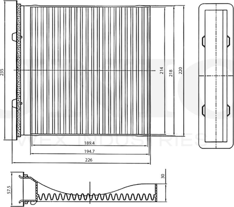 Фильтр салона (Unio). Артикул FLT-40108C