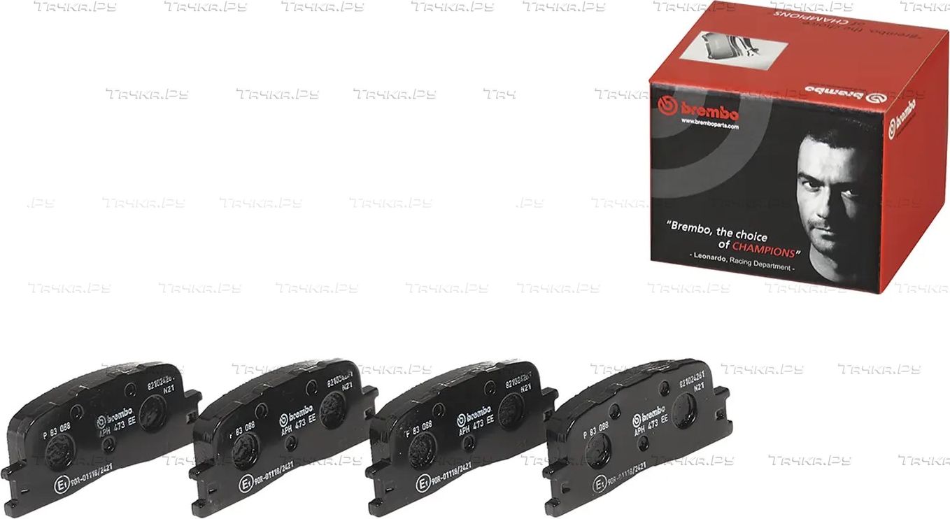 Тормозные колодки Brembo PRIME LINE задние для Chery Amulet (A15) I 2010-2014. Артикул P 83 088