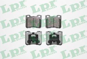 Тормозные колодки LPR передние для Citroen Saxo 1996-2004. Артикул 05P643