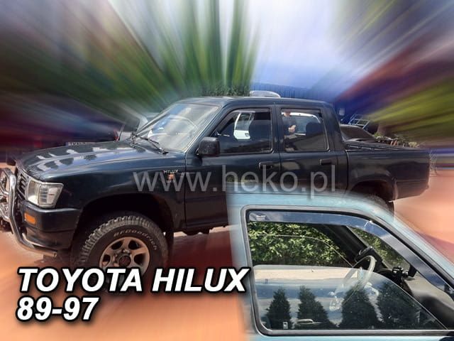 Дефлекторы Heko для окон (передняя пара) Toyota Hilux V 1989-1997. Артикул 29329