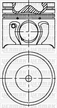 Поршень Yenmak для Ford Mondeo III 2000-2007. Артикул 31-03459-050