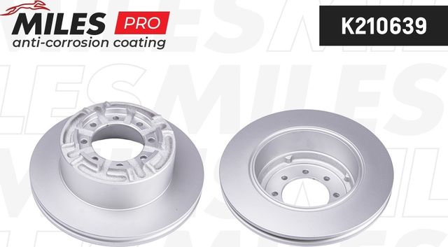 Тормозной диск Miles задний для IVECO Daily IV 2006-2011. Артикул K210639