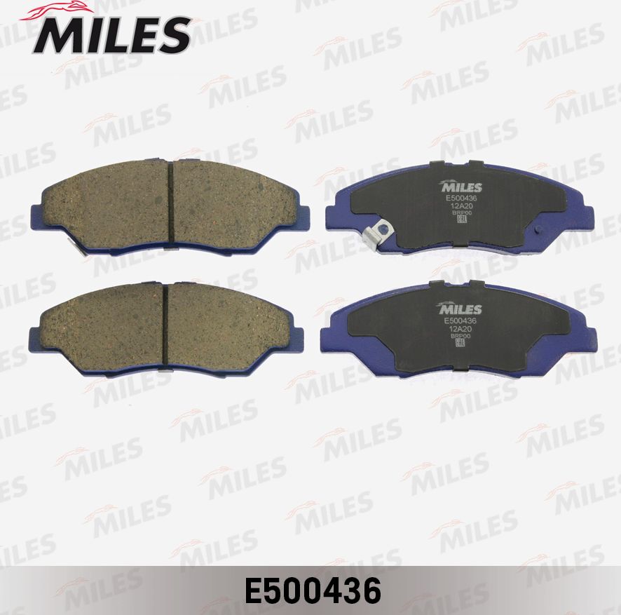 Тормозные колодки Miles (Керамика). Артикул E500436