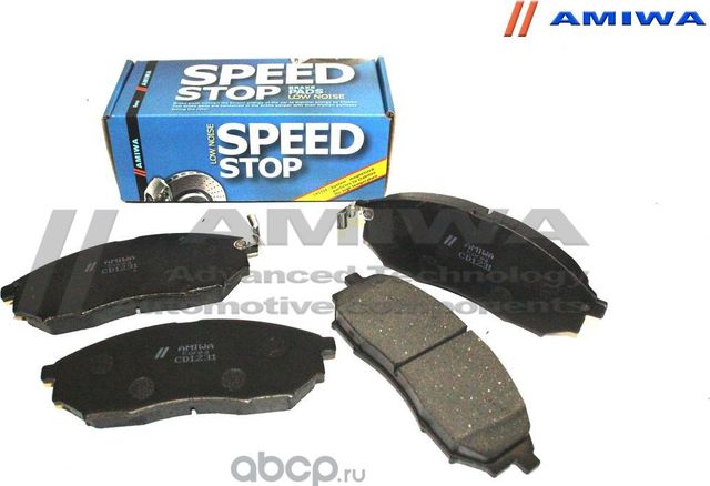 Колодки тормозные передние (Amiwa). Артикул CD1231