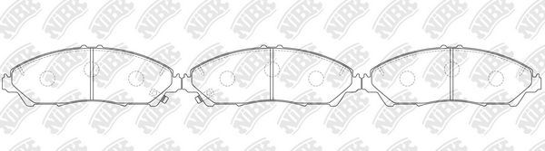 Тормозные колодки NiBK. Артикул PN0645