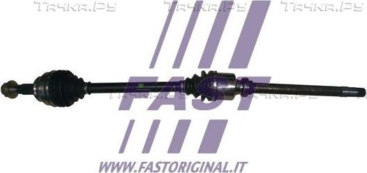 Полуось (привод в сборе, приводной вал) Fast правая для Fiat Ducato III 2006-2026. Артикул FT27117