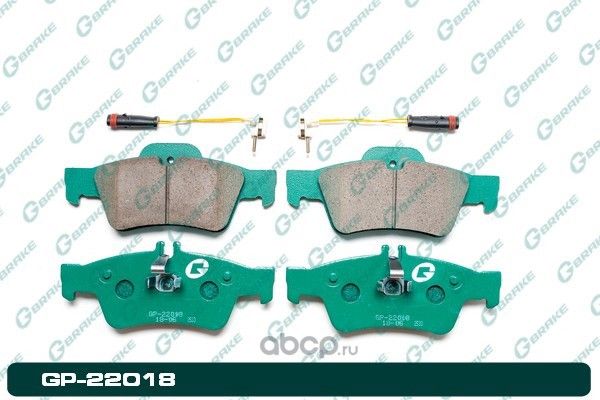 Колодки тормозные дисковые (G-Brake). Артикул GP22018