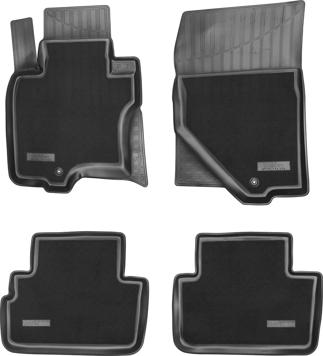 Коврики Норпласт комбинированные для салона Infiniti FX II (S51) 2012-2026. Артикул NPA10-C33-530-CM