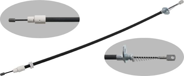 Трос ручника (тросик ручного тормоза) Febi Bilstein задний правый/левый для Mercedes-Benz E-Класс IV (W212, S212, C207) 2009-2016. Артикул 34905