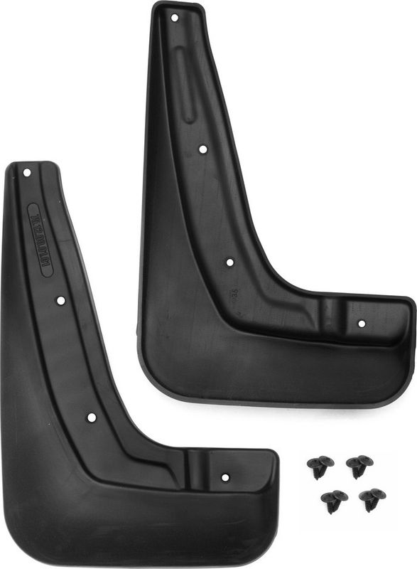 Брызговики Autofamily передняя пара для Geely Atlas I 2018-2021. Артикул NLFD.75.14.F13