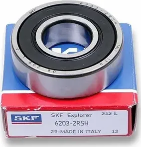6203-2RSH ПОДШИПНИК КПП ПЕРВИЧНОГО ВАЛА ОПОРНЫЙ SKF ДЛЯ А/М ГАЗ,ГАЗЕЛЬ SKF. Артикул 62032RSH