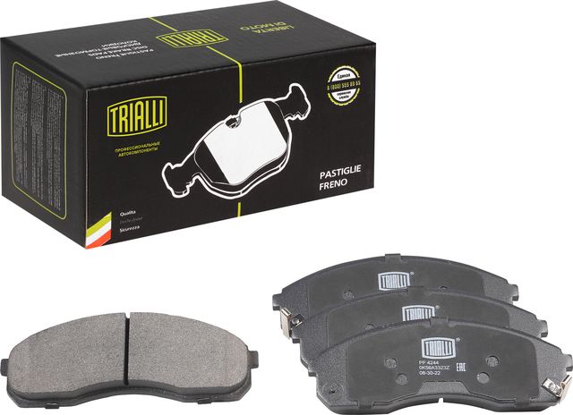 Тормозные колодки Trialli (Low-Metallic). Артикул PF 4244