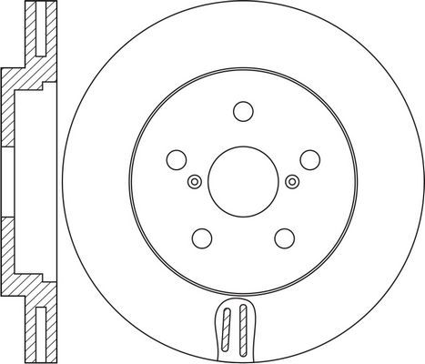 Тормозной диск NiBK. Артикул RN2096