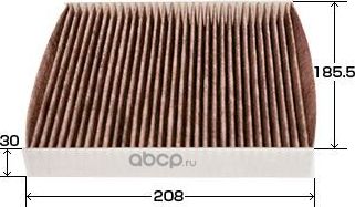 Фильтр салонный угольный (VIC). Артикул AC902EX