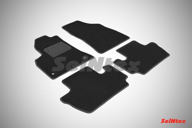 Коврики текстильные Seintex на нескользящей основе для салона Peugeot 3008 I 2009-2016. Артикул 86327