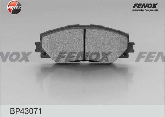 Тормозные колодки Fenox. Артикул BP43071