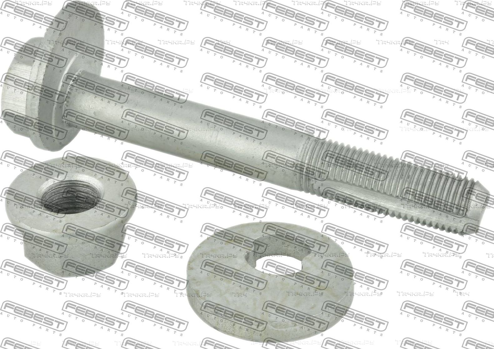 Болт развальный Febest для Kia Optima IV 2015-2026. Артикул 1229-001-KIT