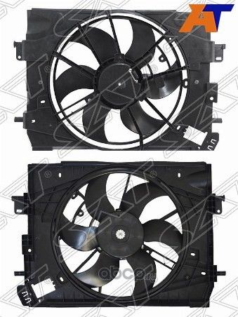 ДИФФУЗОР РАДИАТОРА В СБОРЕ RENAULT LOGANSANDERO 1 (SAT). Артикул STDC022010