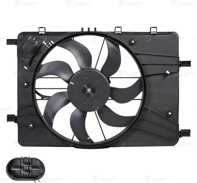 Вентилятор радиатора двигателя Luzar для Chevrolet Orlando I 2011-2015. Артикул LFK 0550