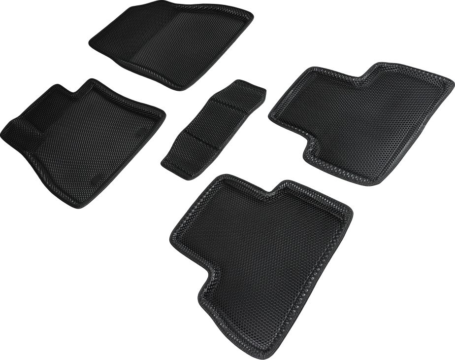 Коврики Seintex 3D EVA Соты для салона Nissan Juke 2011-2014 ЧЕРНЫЕ. Артикул 95423