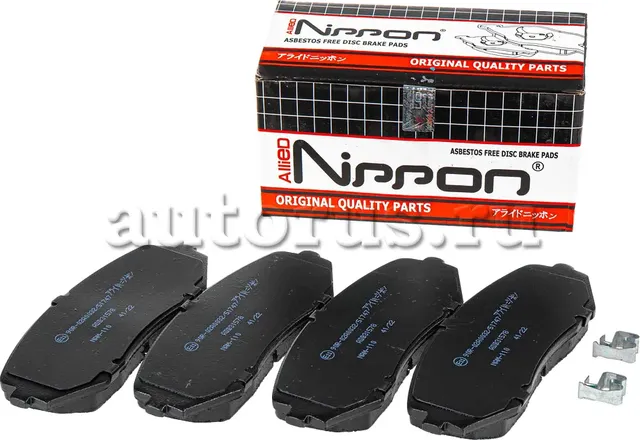 Колодки тормозные дисковые | перед | (Allied Nippon). Артикул ADB31578