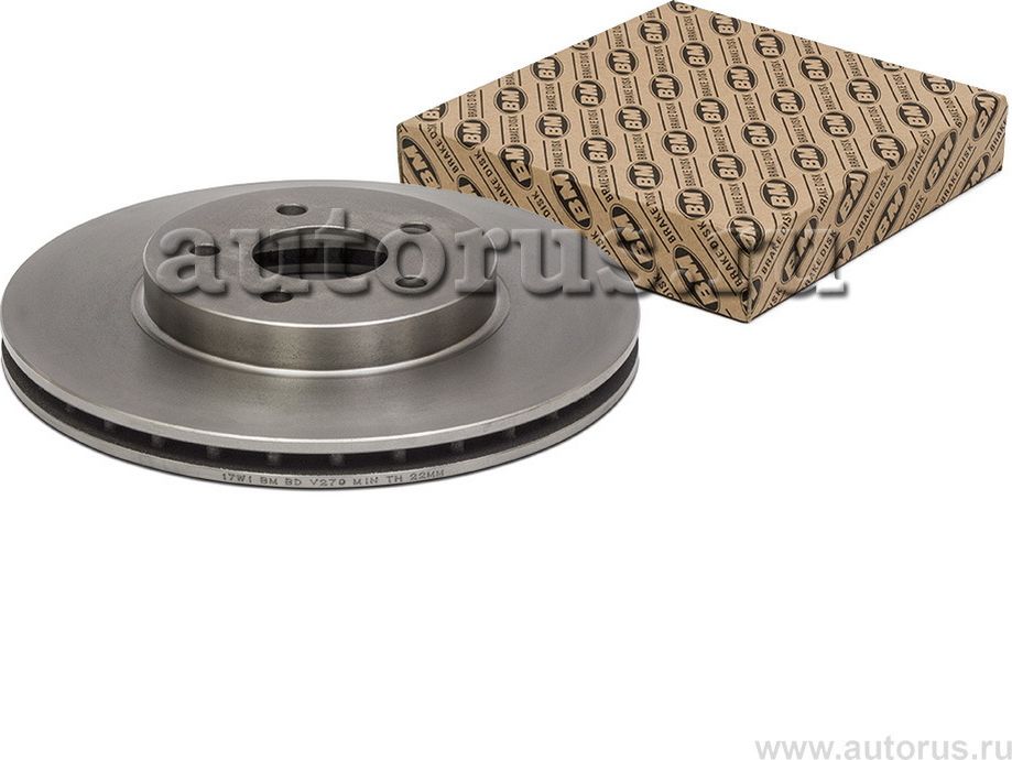 Диск тормозной вентилируемый 1шт Ford Mondeo III 1.8 - 3.0L 11.2000-08.2007 (BM). Артикул BDV279