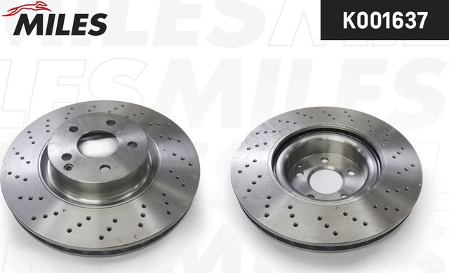 Тормозной диск Miles передний для Mercedes-Benz S-Класс V (W221) 2005-2013. Артикул K001637