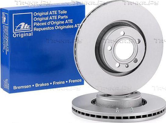 Тормозной диск ATE передний для Audi A6 III (C6) 2004-2011. Артикул 24.0130-0175.1
