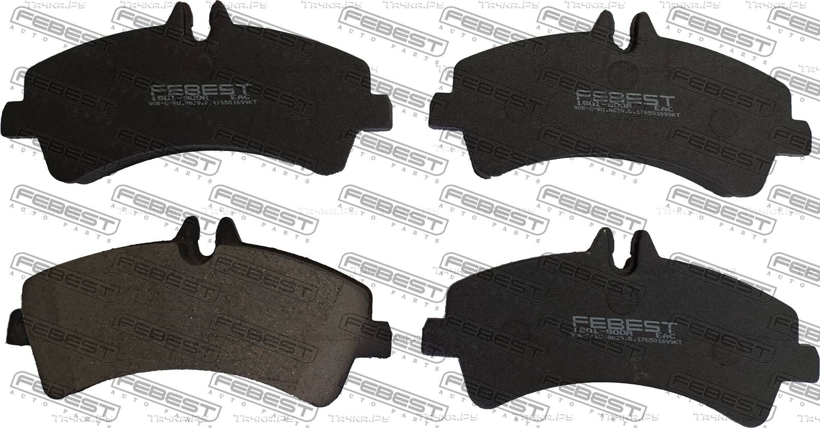 Тормозные колодки Febest. Артикул 1601-900R