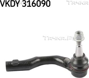 Наконечник рулевой тяги SKF правый для Volvo V90 II 2016-2026. Артикул VKDY 316090