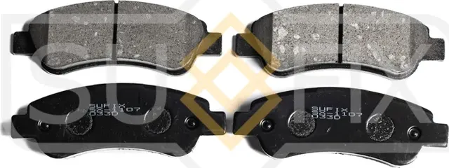 Колодки тормозные дисковые | зад прав/лев | (Sufix). Артикул SX-1107