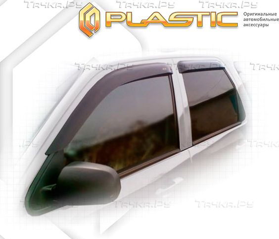 Дефлекторы СА Пластик для окон (Classic полупрозрачный) Ford Escape 2000-2007. Артикул 2010030304236