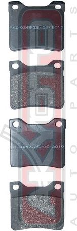 Тормозные колодки Akyoto Packing AKYOTO. Артикул AKD-0265