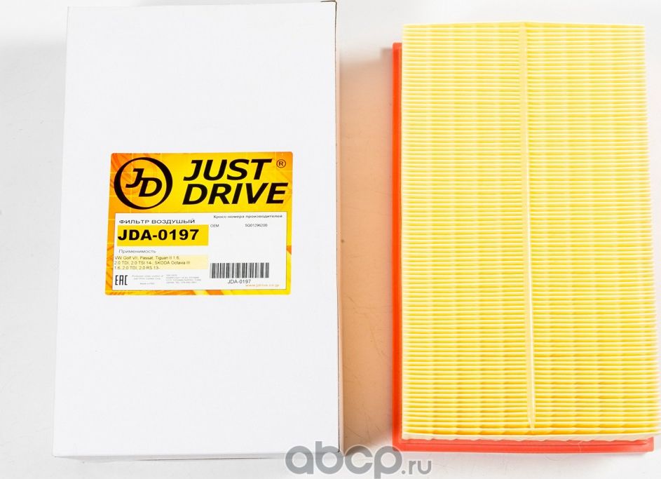 Фильтр воздушный (Just Drive). Артикул JDA0197