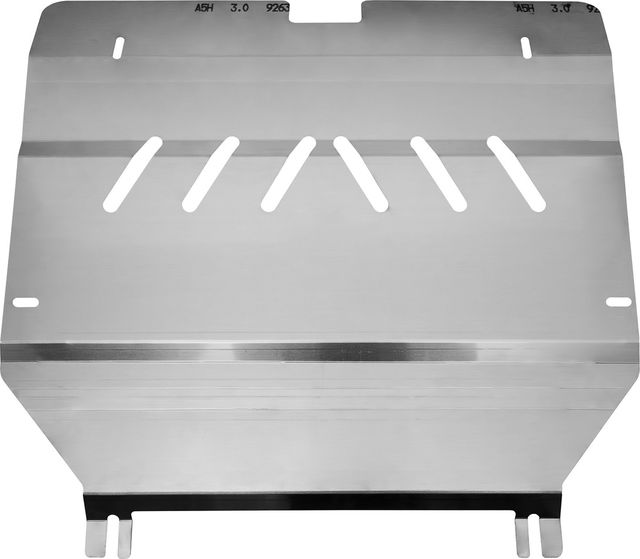 Защита алюминиевая NLZ для картера и КПП (3 мм) Changan CS75 4WD 2018-2026. Артикул NLZ.09.01.030A