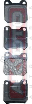 Тормозные колодки Akyoto Packing AKYOTO задние для Saab 900 II 1993-1998. Артикул AKD-1229