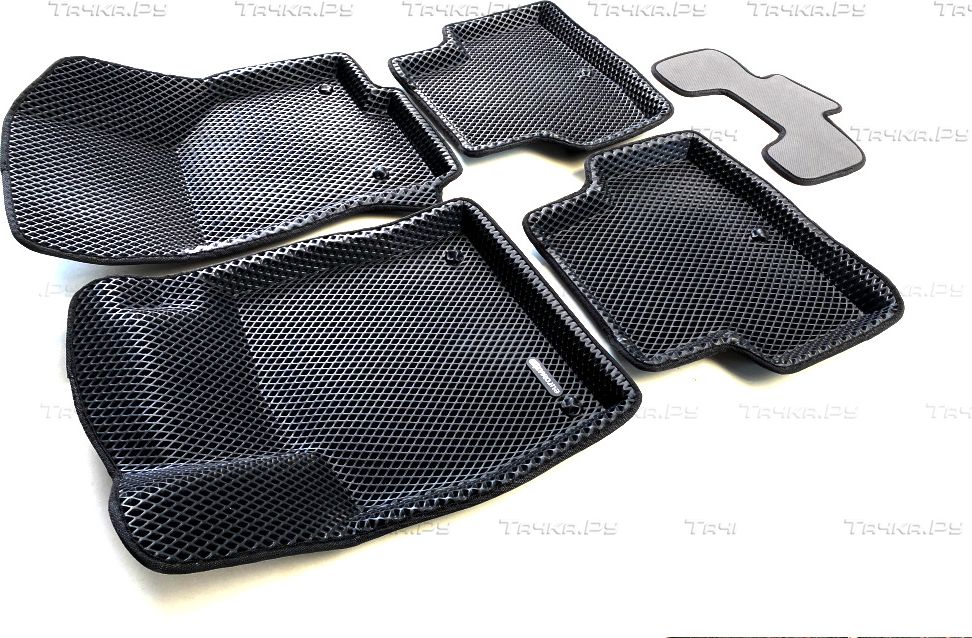Коврики Euromat 3D EVA для салона Skoda Karoq 2019-2026. Артикул EM3DEVA-004501
