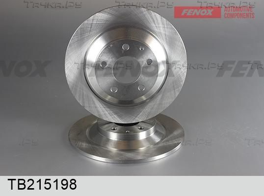 Тормозной диск Fenox задний для Mazda CX-5 I 2011-2017. Артикул TB215198