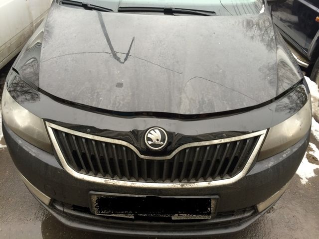 Дефлектор Vip-Tuning для капота Skoda Rapid 2013-2020. Артикул SK17