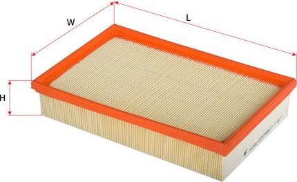 Воздушный фильтр Sakura для Audi A6 I (C4) 1994-1997. Артикул A-3102
