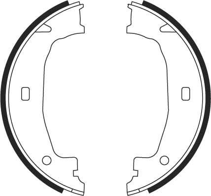 Тормозные колодки (стояночная тормозная система) TRW. Артикул GS8432