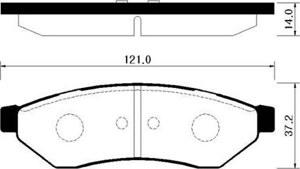Тормозные колодки HSB. Артикул HP2018