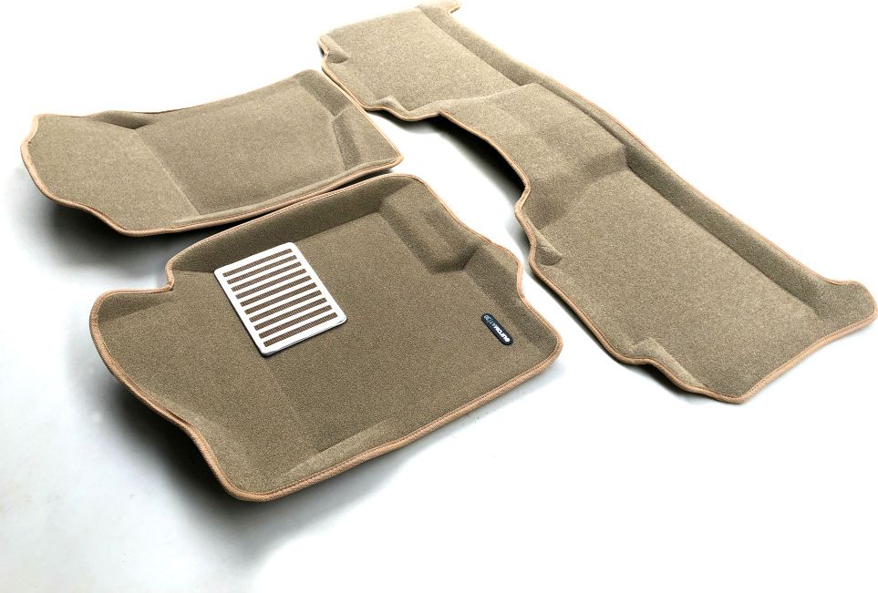 Коврики текстильные Euromat 3D Lux для салона Cadillac Escalade III 2007-2014 БЕЖЕВЫЕ. Артикул EM3D-001302T